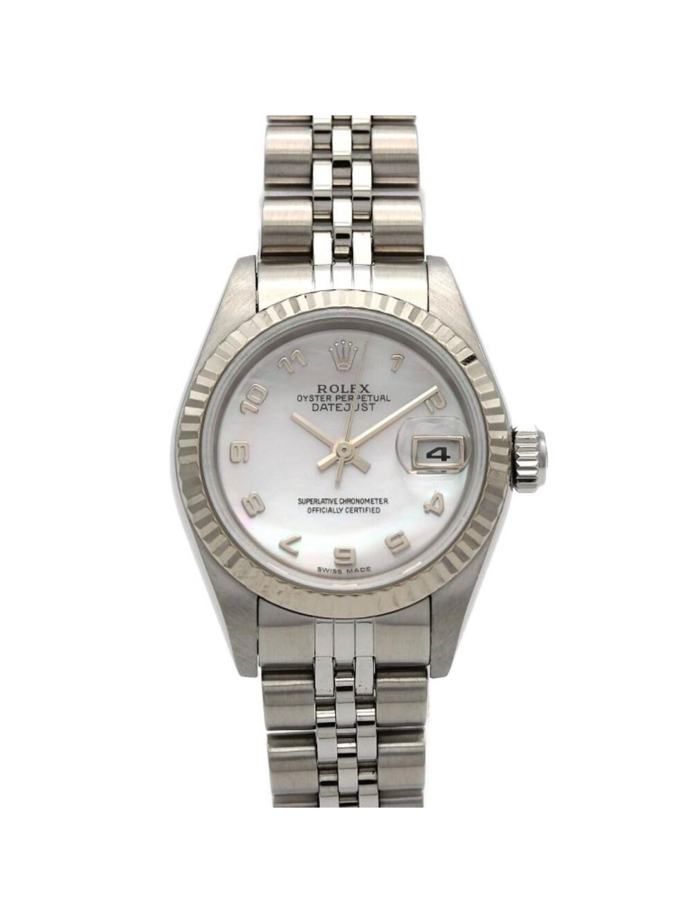 Rolex Datejust Stainless Steel White Gold Automatic